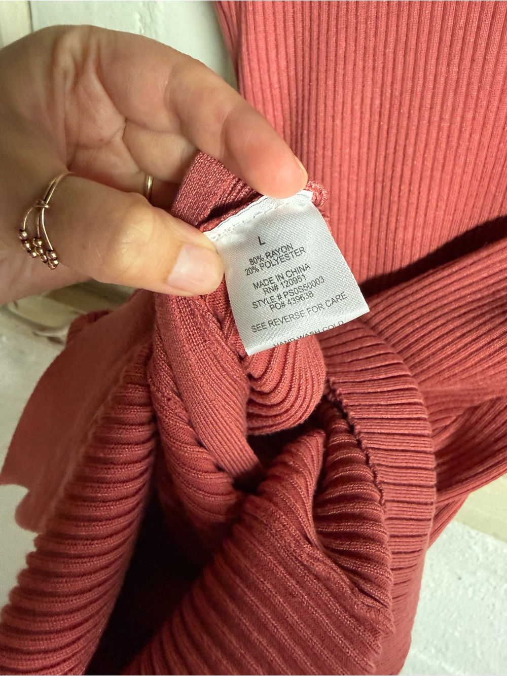 Hippie Rose Rust Button-Accent Ribbed Maxi Dress - Picture 9 of 9